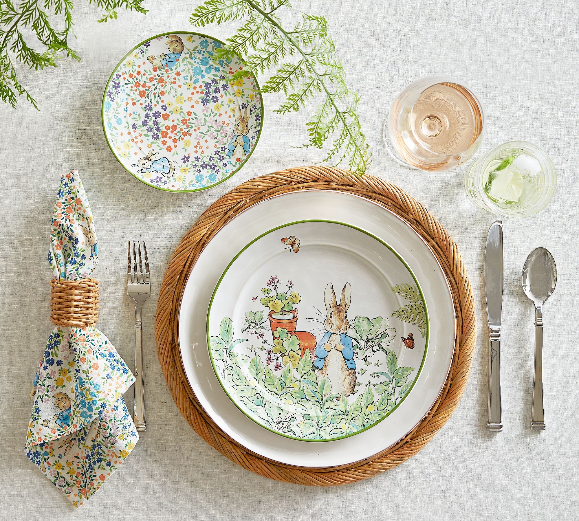 Peter Rabbit™ Assorted Stoneware Salad Plates - Set of 4
