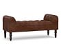 Lorraine Tufted Leather Bench (55.5&quot;)
