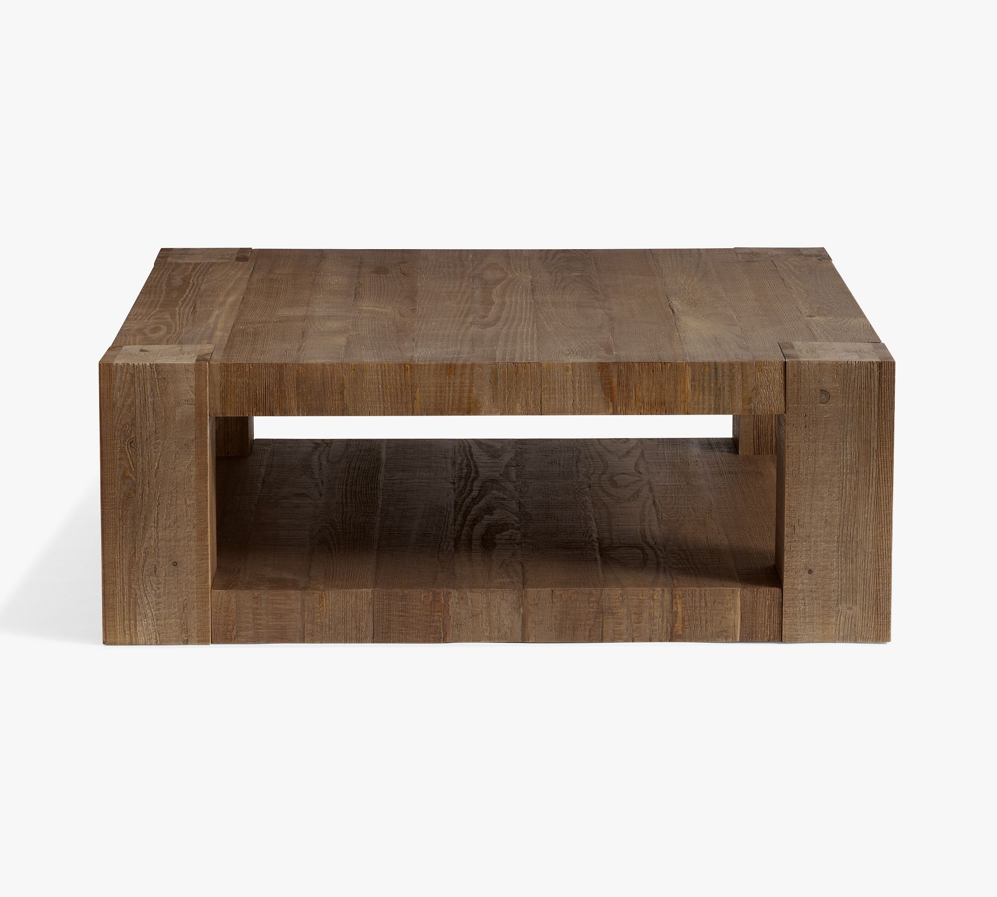 Palisades Square Reclaimed Wood Coffee Table (44")