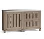 Abbott Outdoor Kitchen Acacia Two-Drawer &amp; Single-Door Cabinet