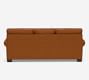 Buchanan Roll Arm Leather Sleeper Sofa (87&quot;)