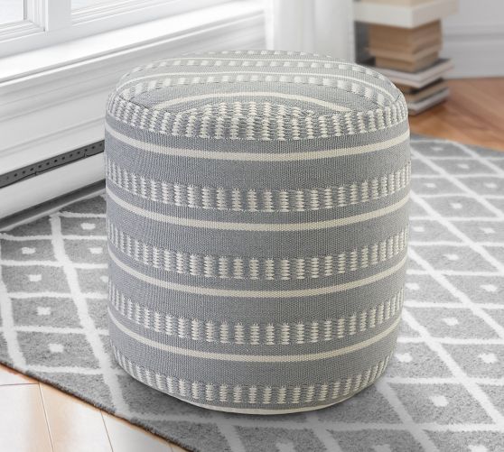 Poufs, Pouf Ottomans & Floor Pillows Pottery Barn
