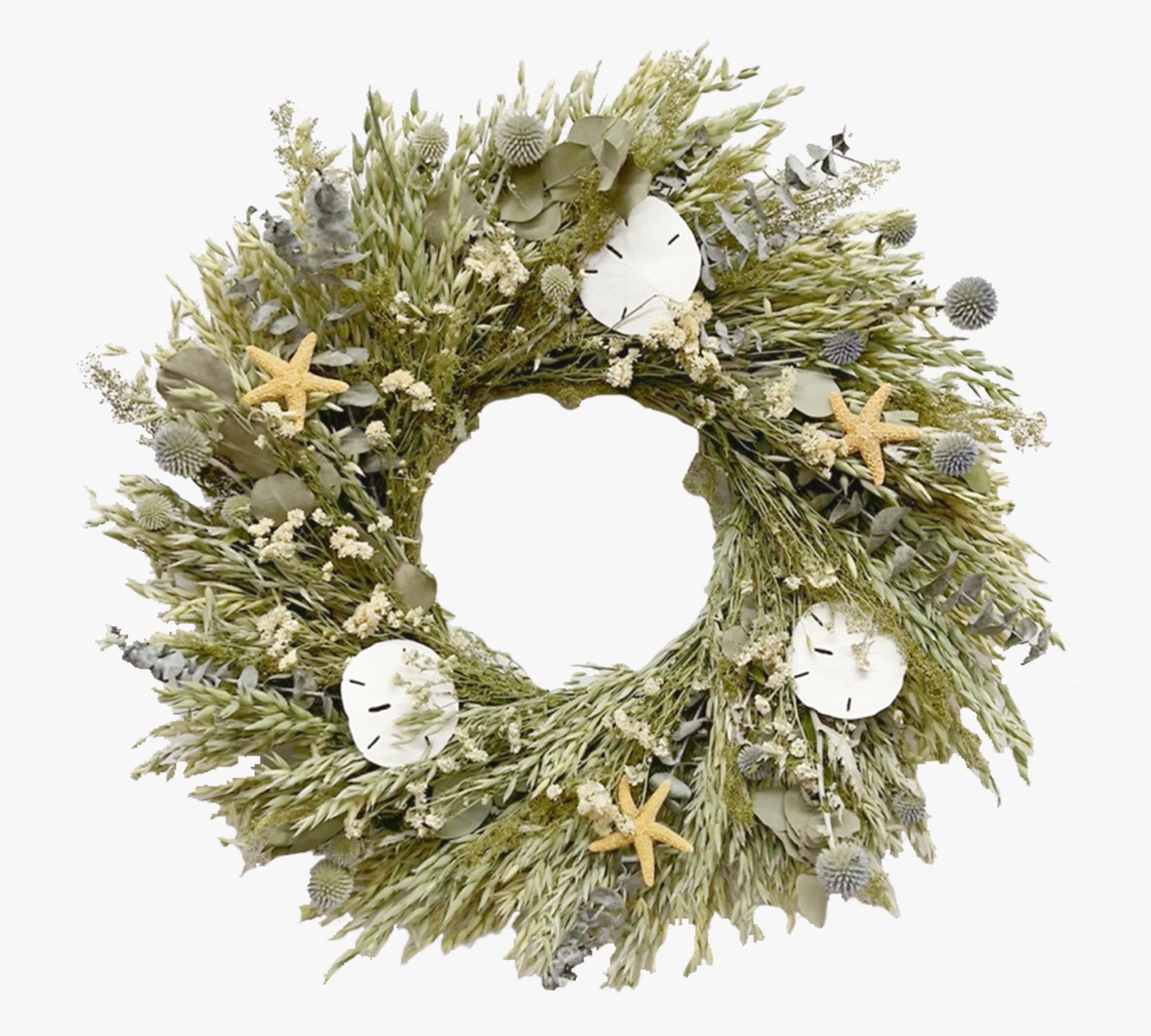 Dried Coastal Holiday Wreaths