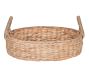 Ruth Woven Water Hyacinth Round Decorative Tray
