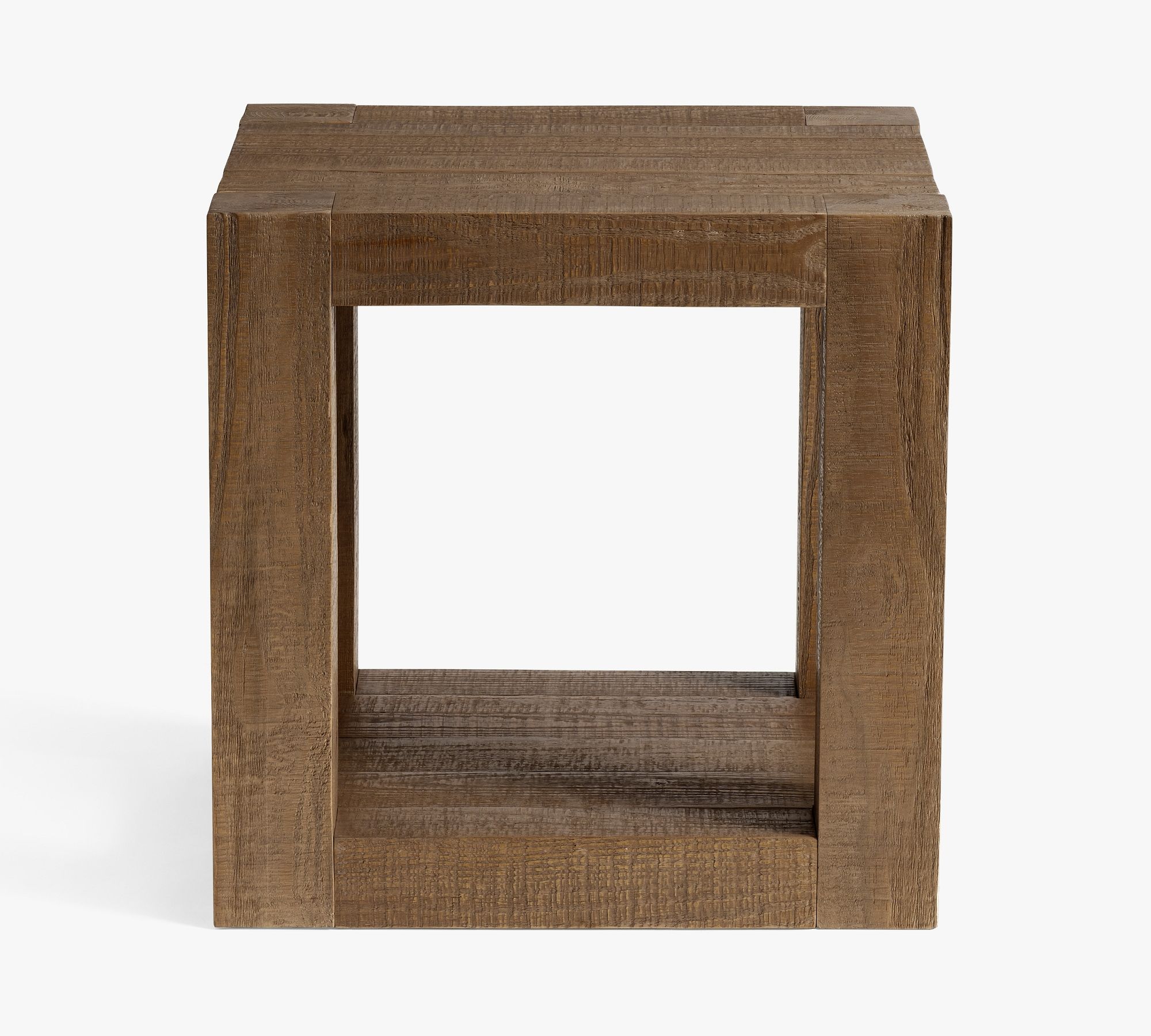 Palisades Rectangular Reclaimed Wood Side Table (24")