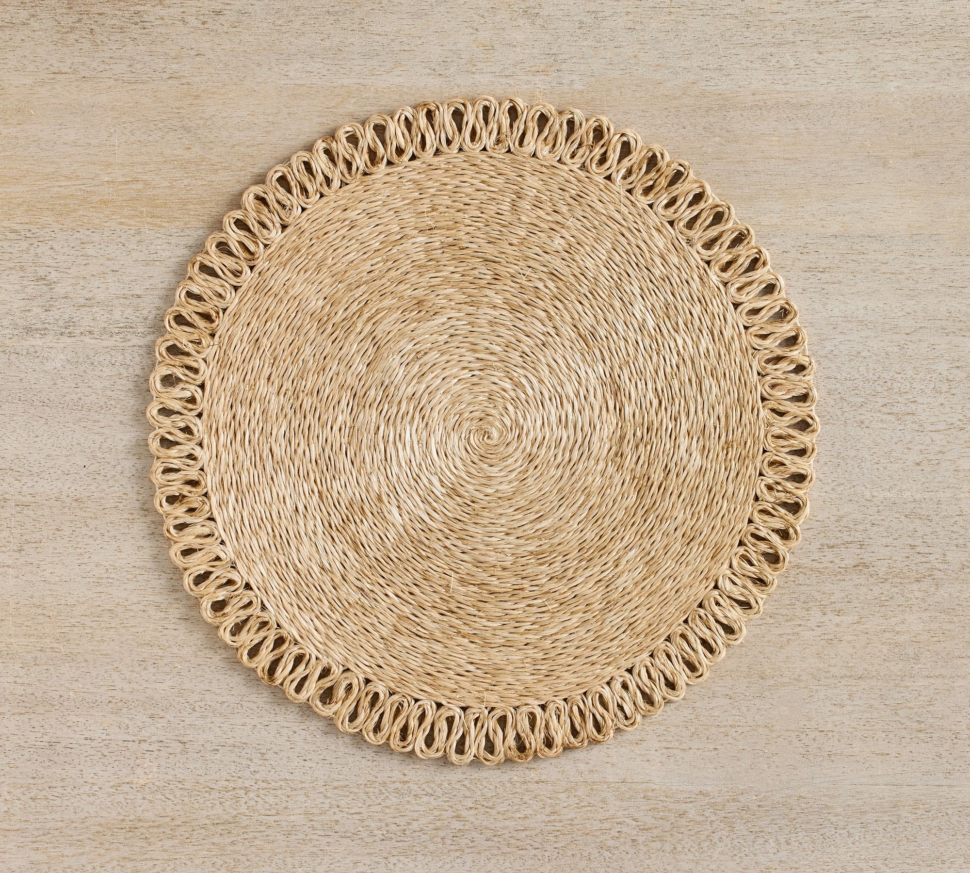 Handcrafted Round Abaca Placemats