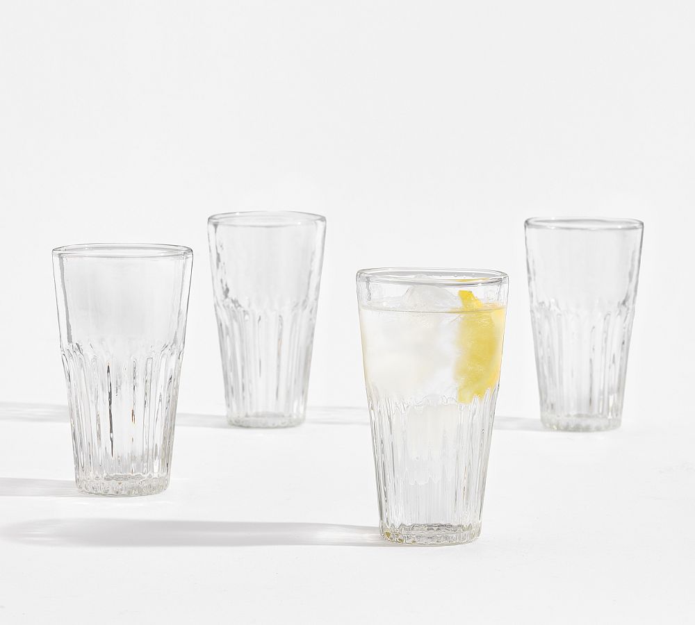 Artisanal Stacking Juice Glasses | Pottery Barn