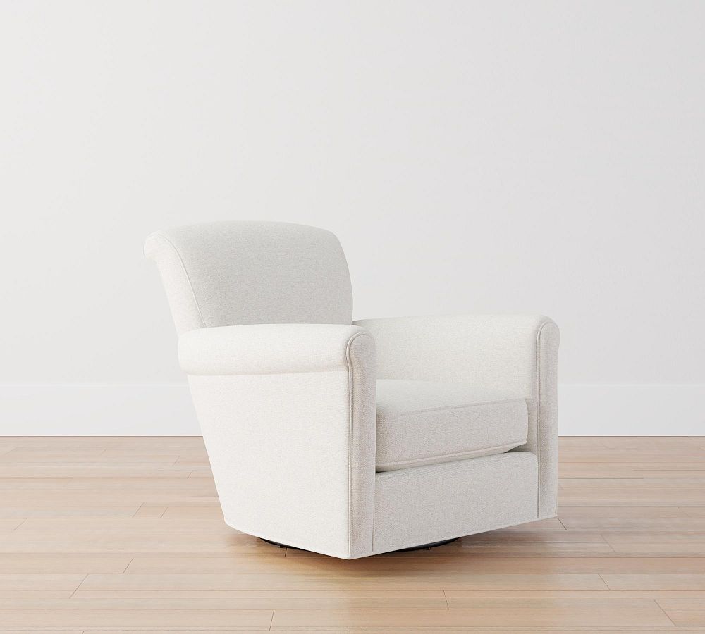 Irving Roll Arm Swivel Chair