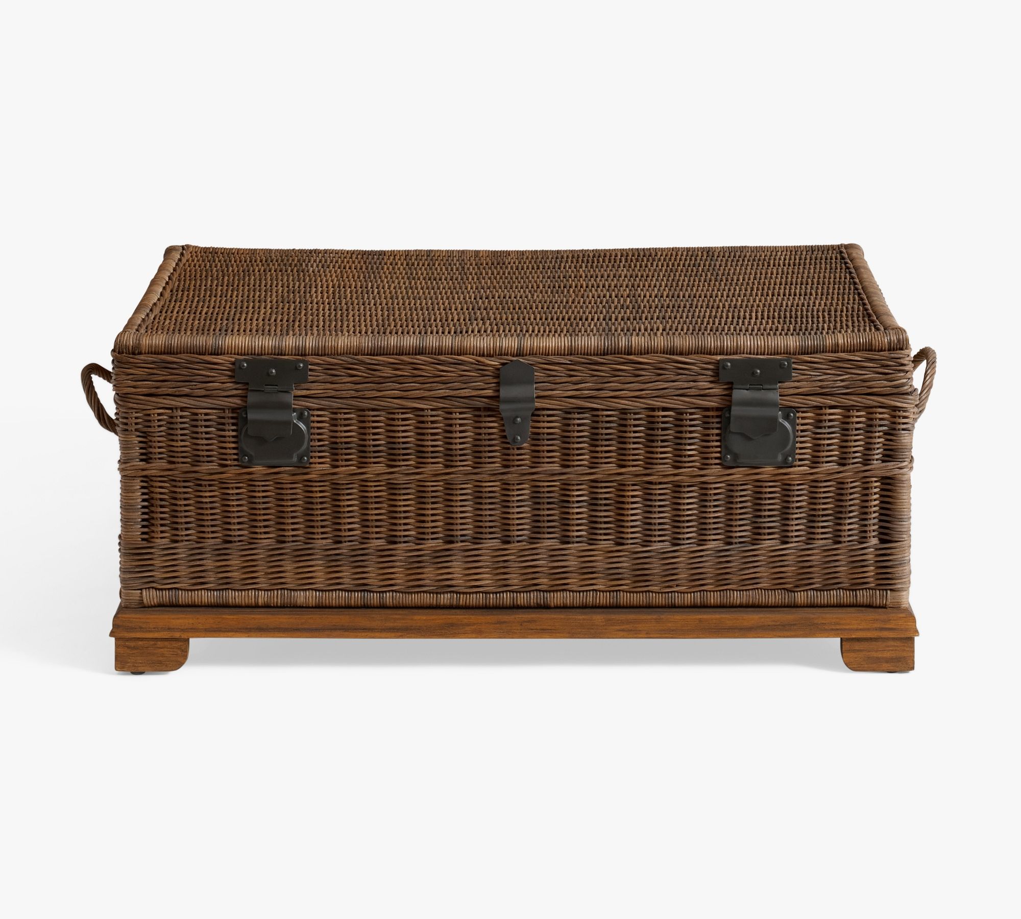 Woven Rattan Trunk (44")