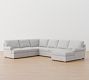 Townsend Roll Arm 4-Piece Chaise Sectional (144&quot;)