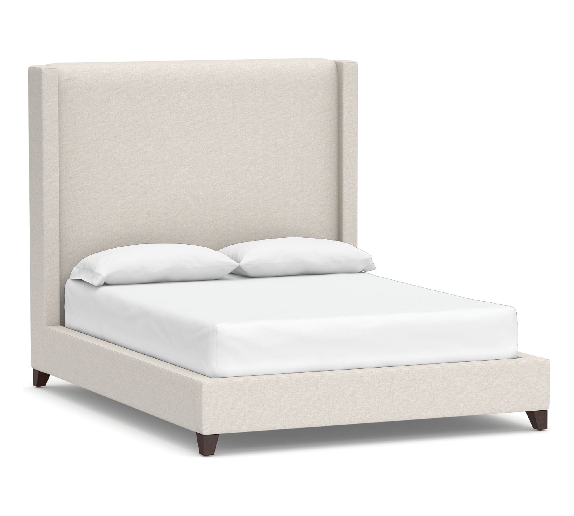 Harper Non-Tufted Upholstered Bed - Quick Ship