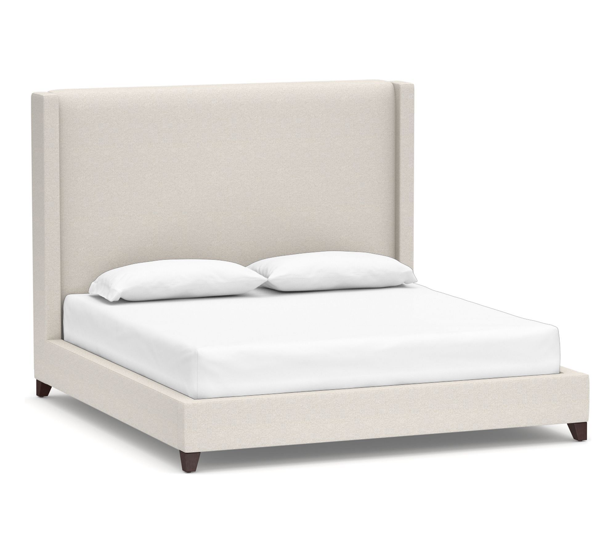 Harper Non-Tufted Upholstered Bed - Quick Ship