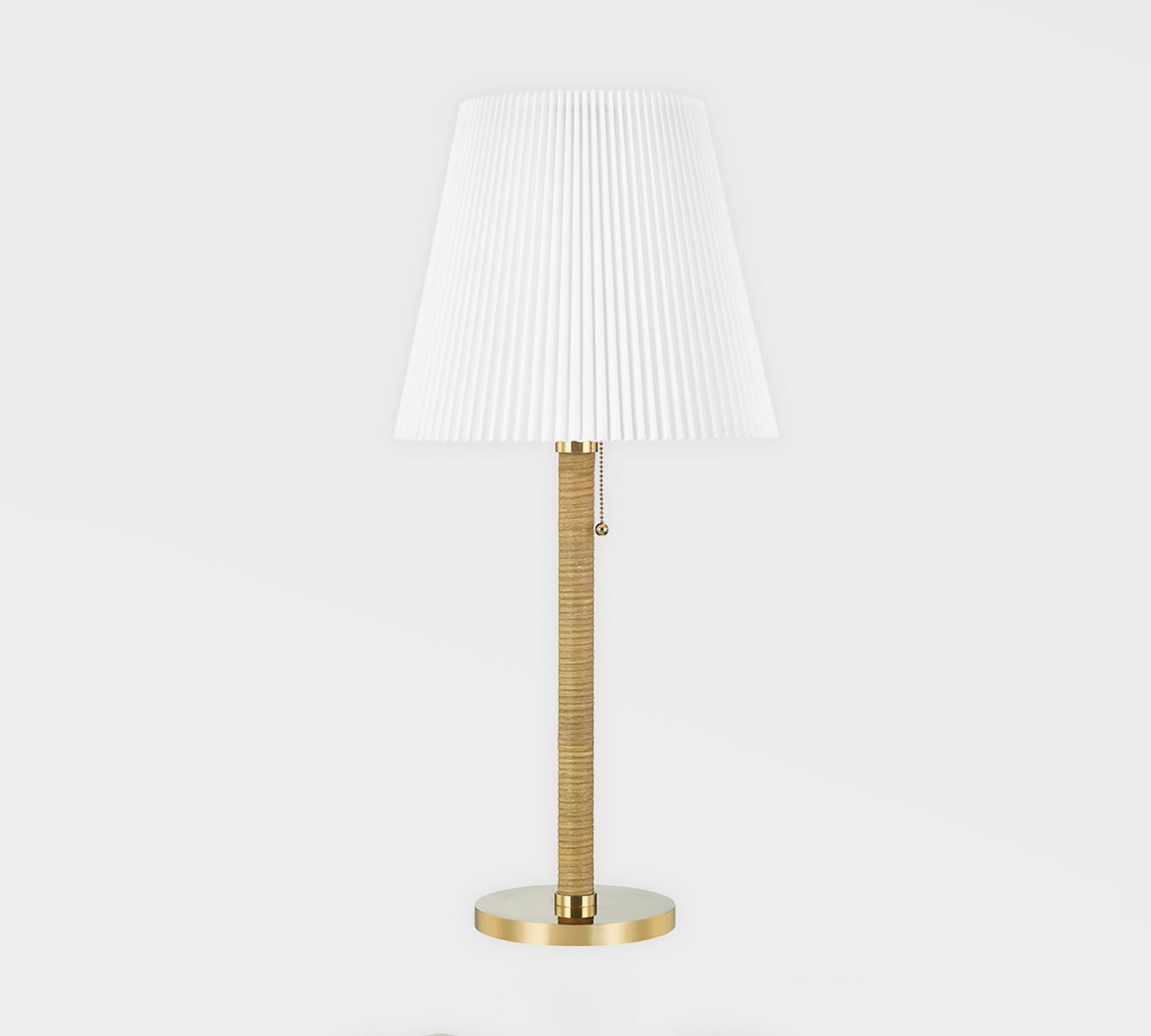 Bexley Metal & Rattan Table Lamp (28.5")
