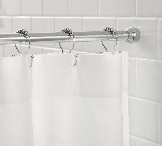 Wall Mount Classic Shower Curtain Rod Pottery Barn