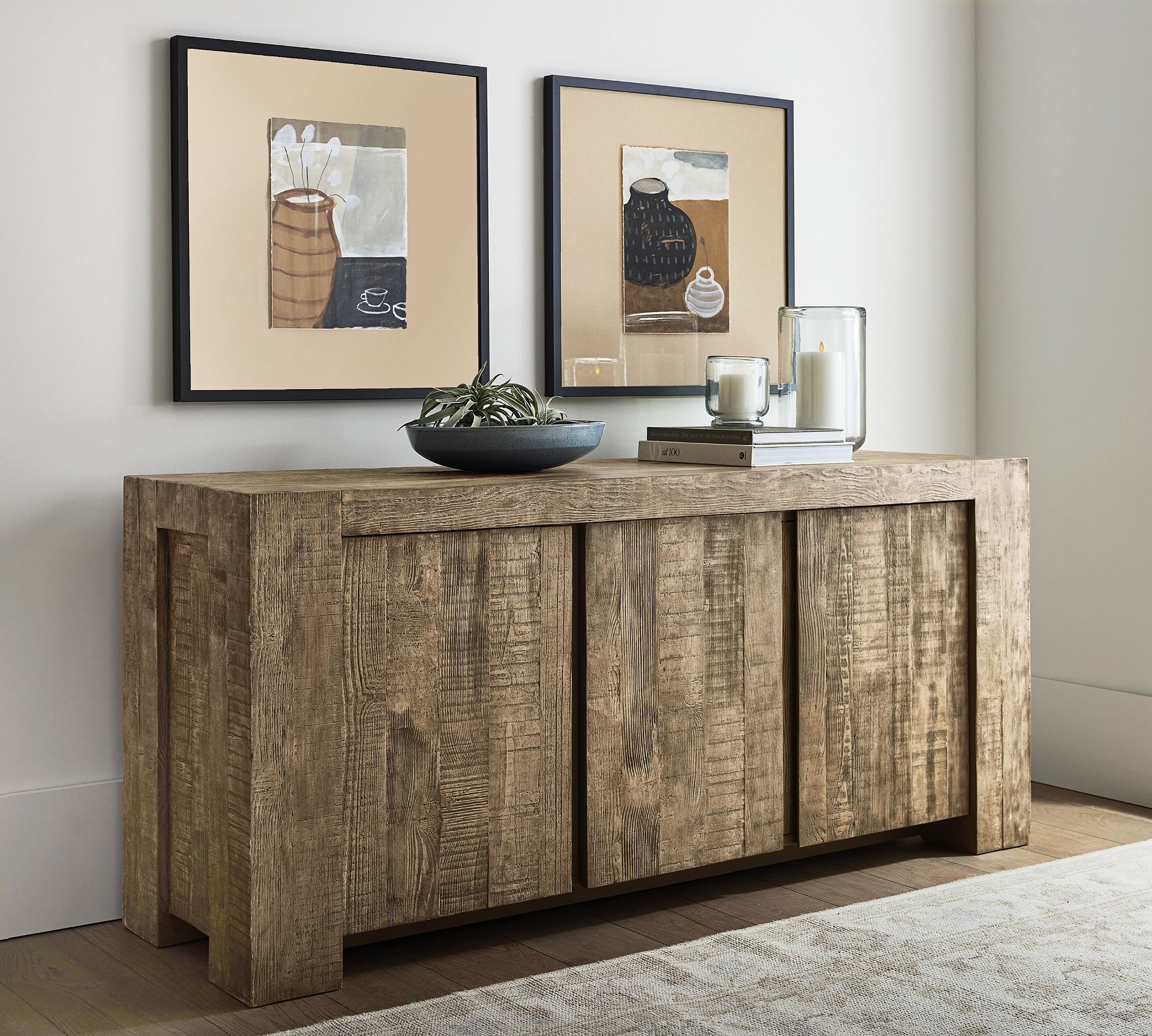 Palisades Reclaimed Wood Media Console (66")