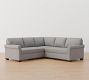 York Roll Arm 3-Piece L-Shaped Sectional (93&quot;)