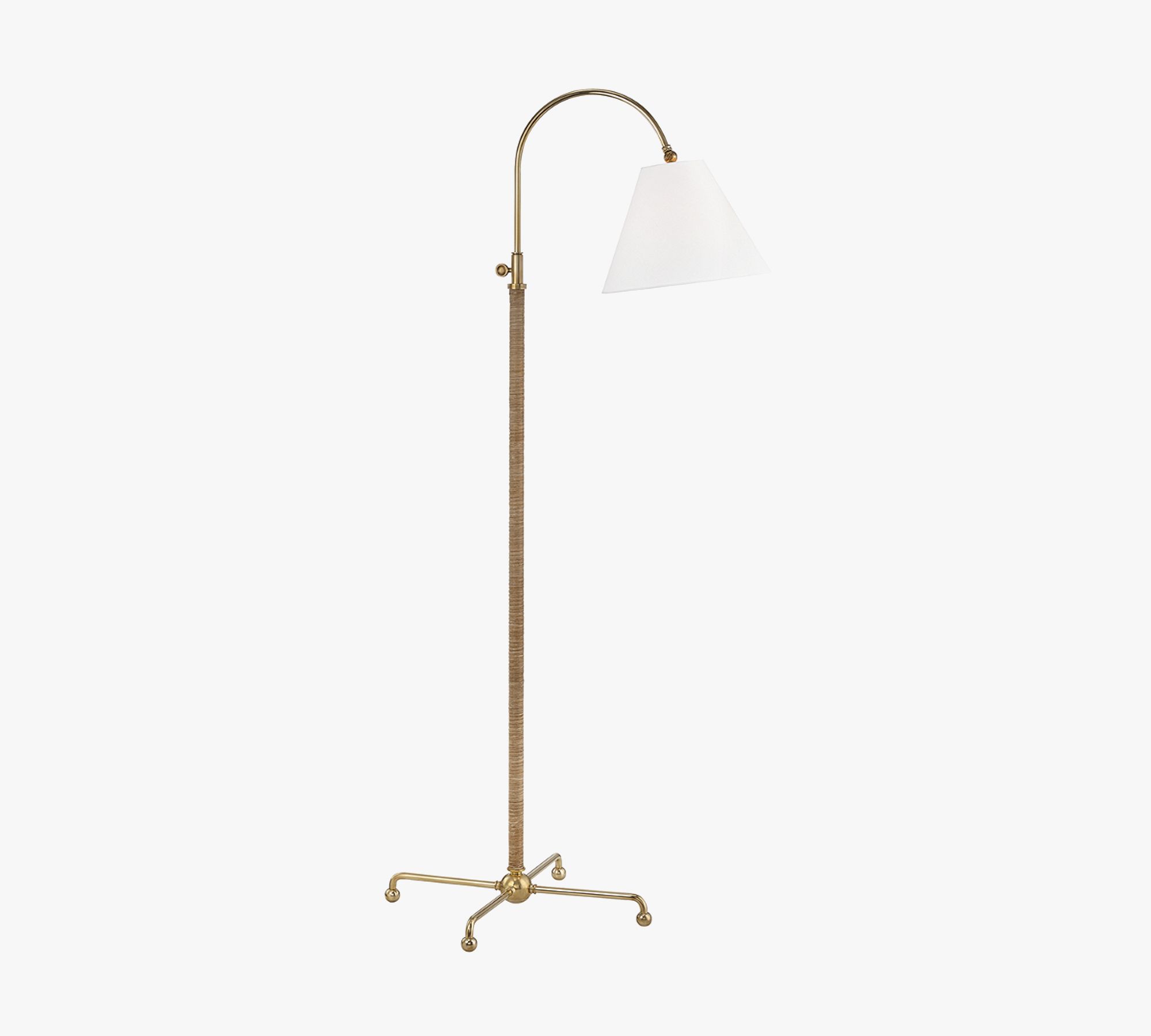 Caspar Metal & Rattan Table Lamp (30.5")