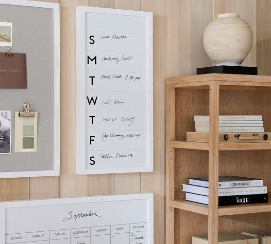 Rowen Magnetic Whiteboard Calendar Pottery Barn