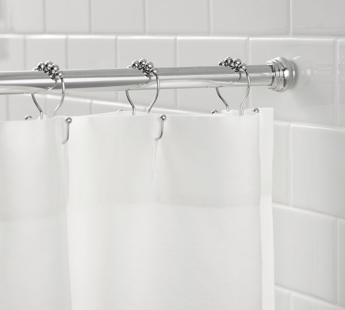 Double Hook Shower Curtain Rings - Set of 12 | Pottery Barn