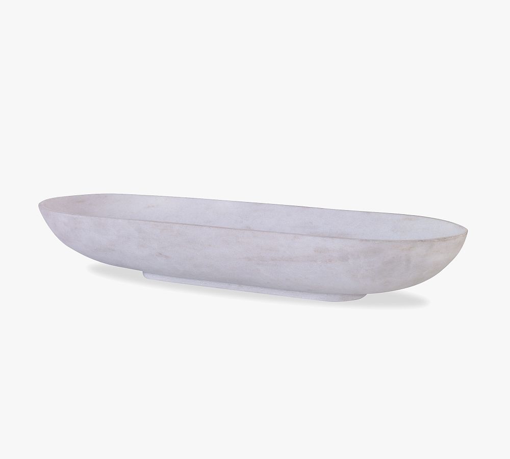 Marble Oval Bowl