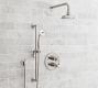 Sussex Cross Handle Thermostatic Shower Set with Handshower