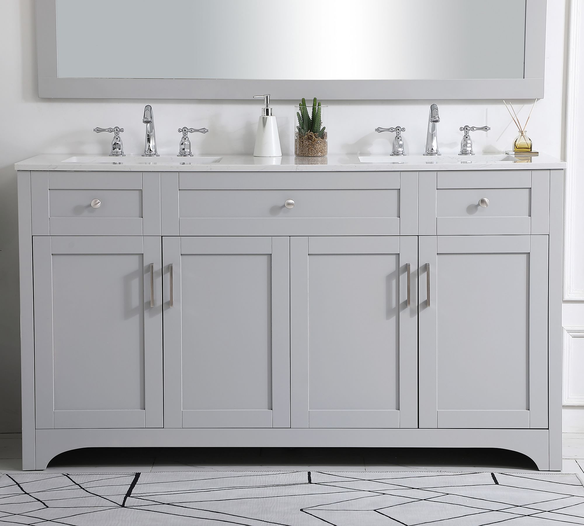 Cedra 60" Double Sink Vanity