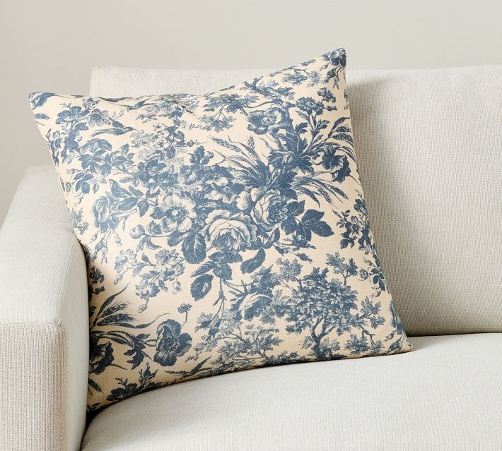 Sorrel Floral Toile Pillow Pottery Barn