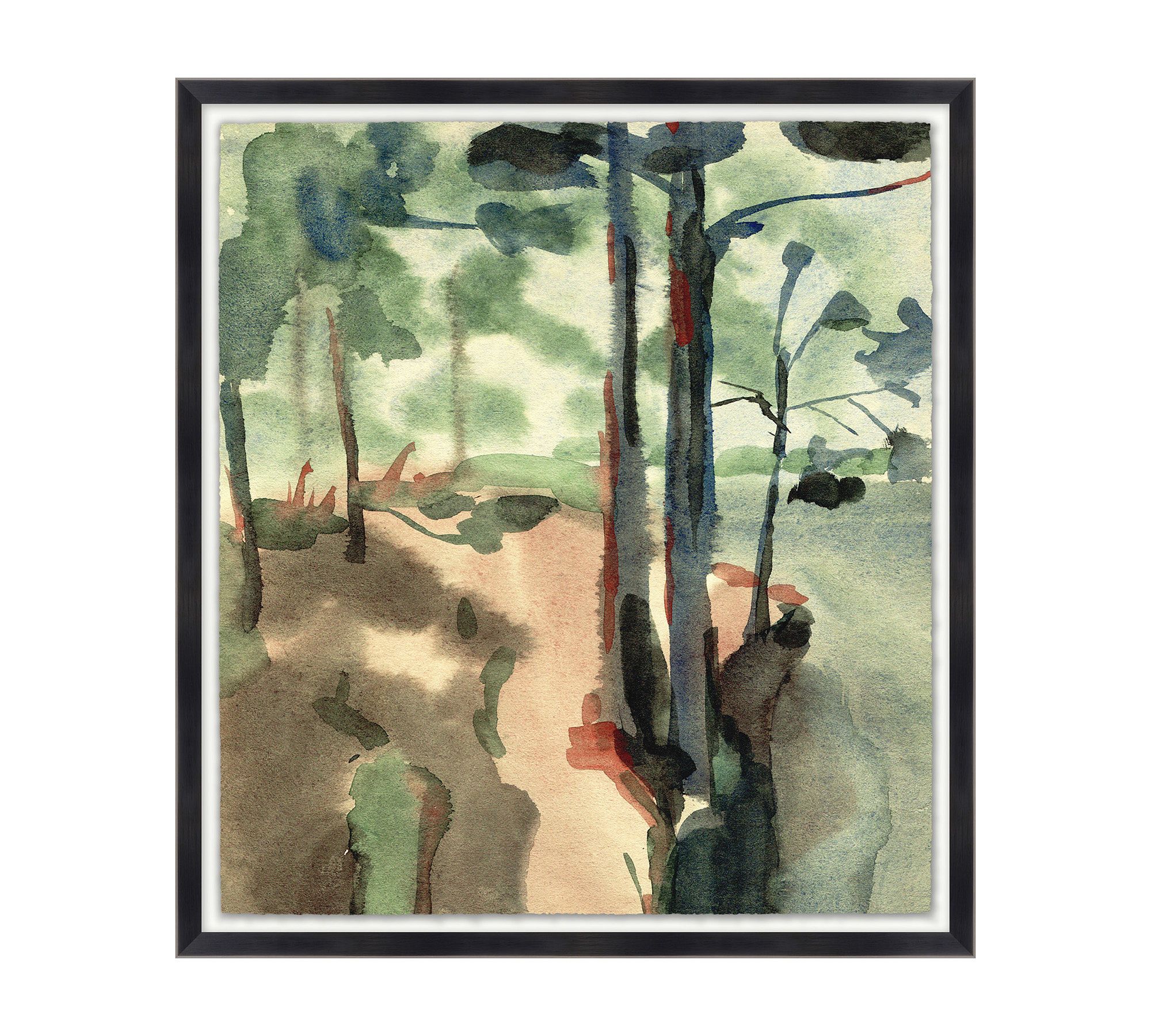 Forest Path Framed Print