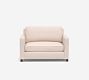 Cameron Square Arm Twin Sleeper Sofa with Air Topper (54&quot;)