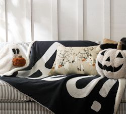 Gus the Ghost with Pumpkin Pillow | Pottery Barn