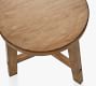 Rustic Farmhouse Round Side Table (23.5&quot;)