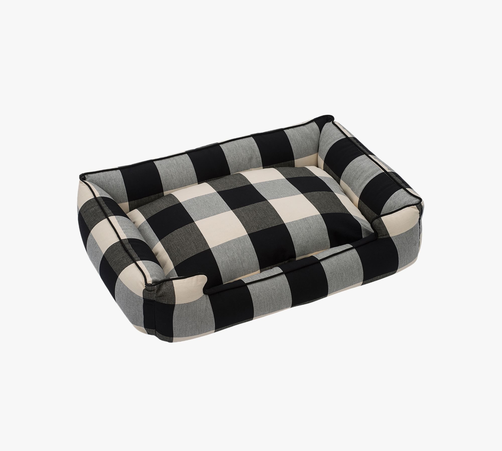 Checkered Lounge Pet Bed