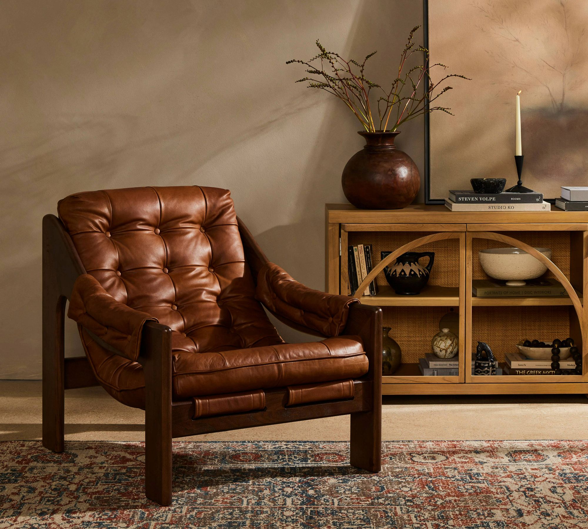 Callum Leather Armchair