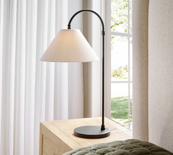 Open Box: Sinclair Metal Arc Table Lamp | Pottery Barn