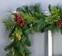 Faux Pine Cone And Berry Garland - Set of 2