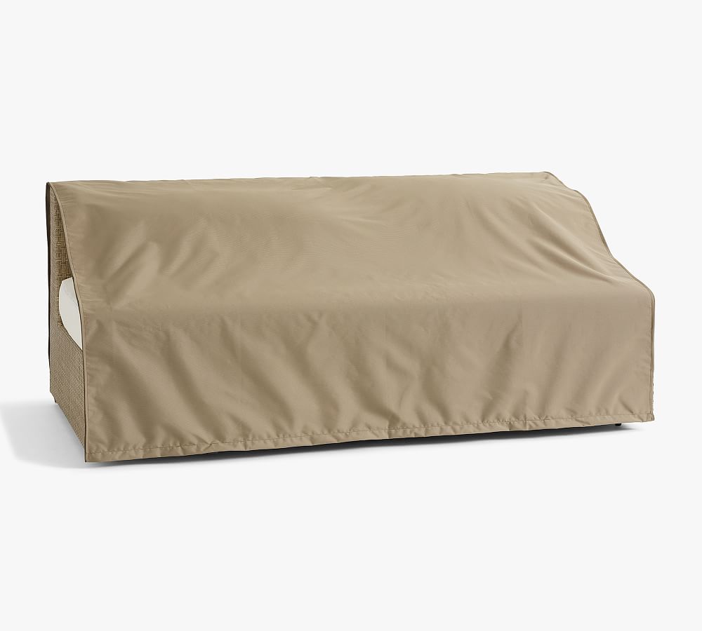 Indio Modern CustomFit Outdoor Covers Armless Loveseat Pottery Barn