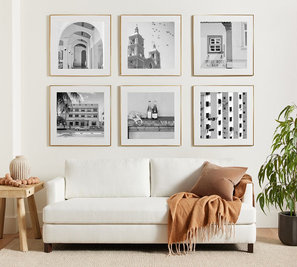 Stowe Modern Metal Frames 28x28 Pottery Barn