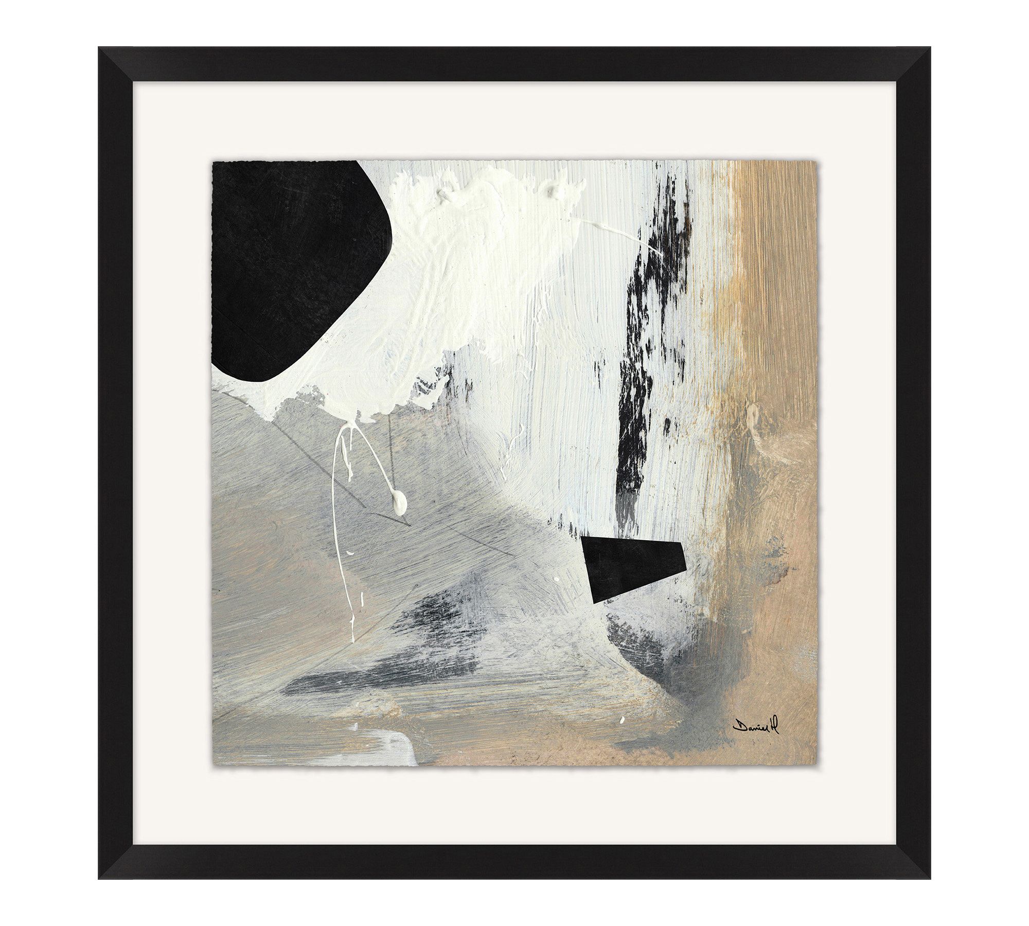 Texture And Motion Framed Print