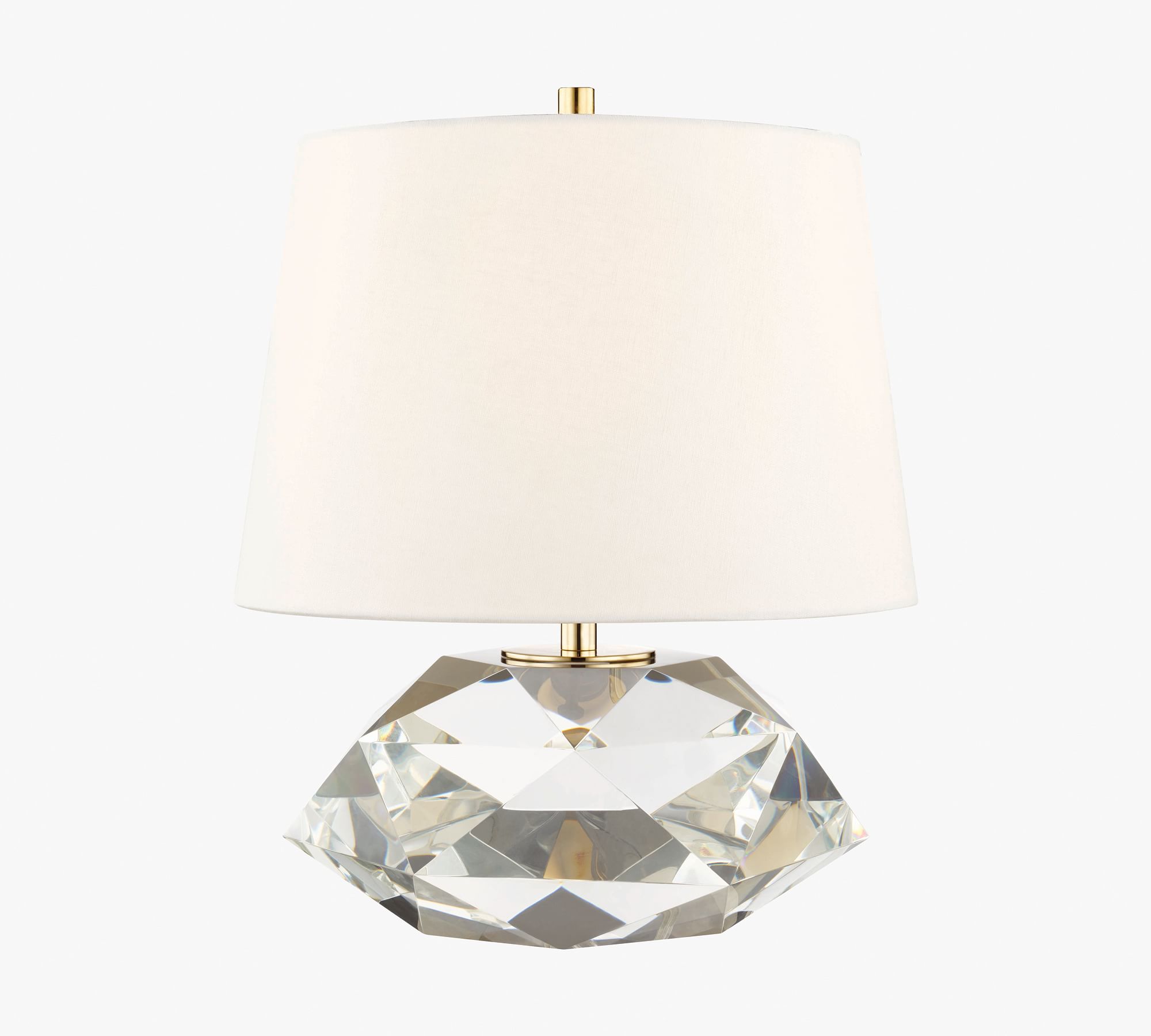 Hyanes Crystal Table Lamp (14")