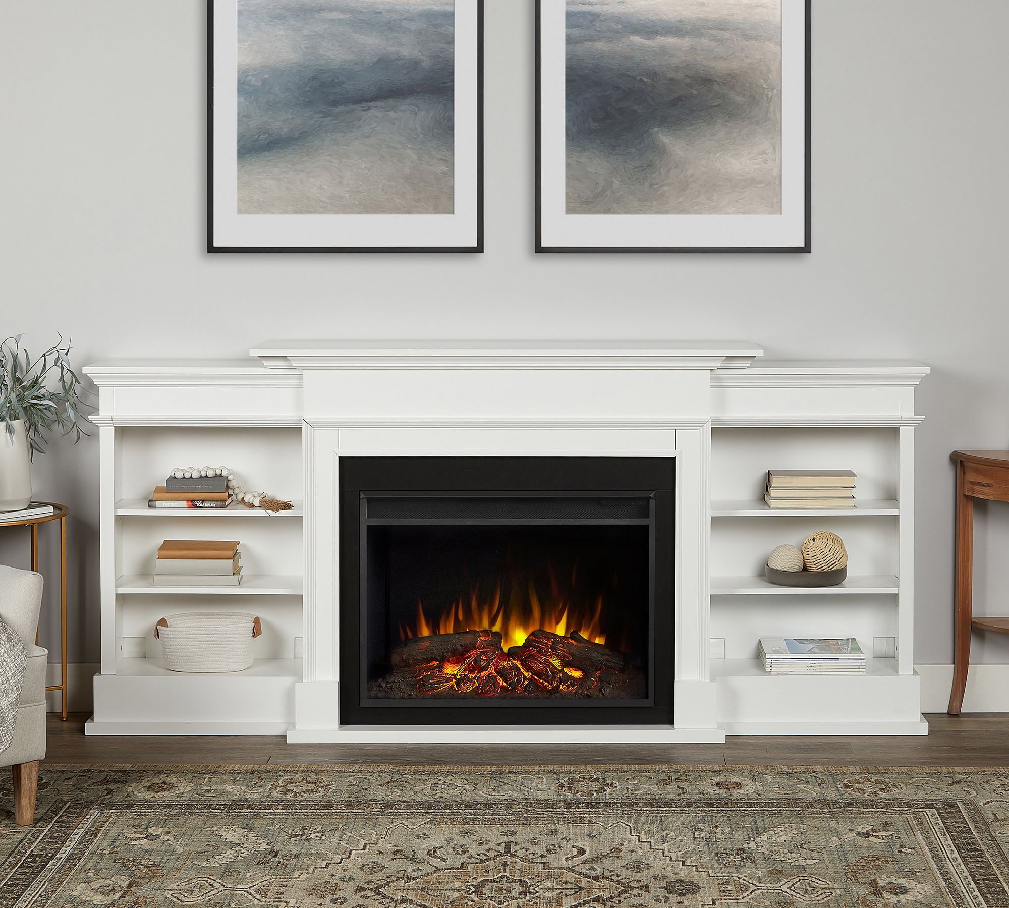 Real Flame® Ashton Grand Electric Fireplace Media Cabinet