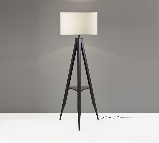 Aurora Metal Tripod Floor Lamp (62") | Pottery Barn