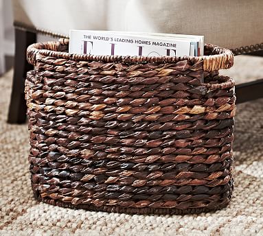 Havana Handwoven Seagrass Oval Basket | Pottery Barn