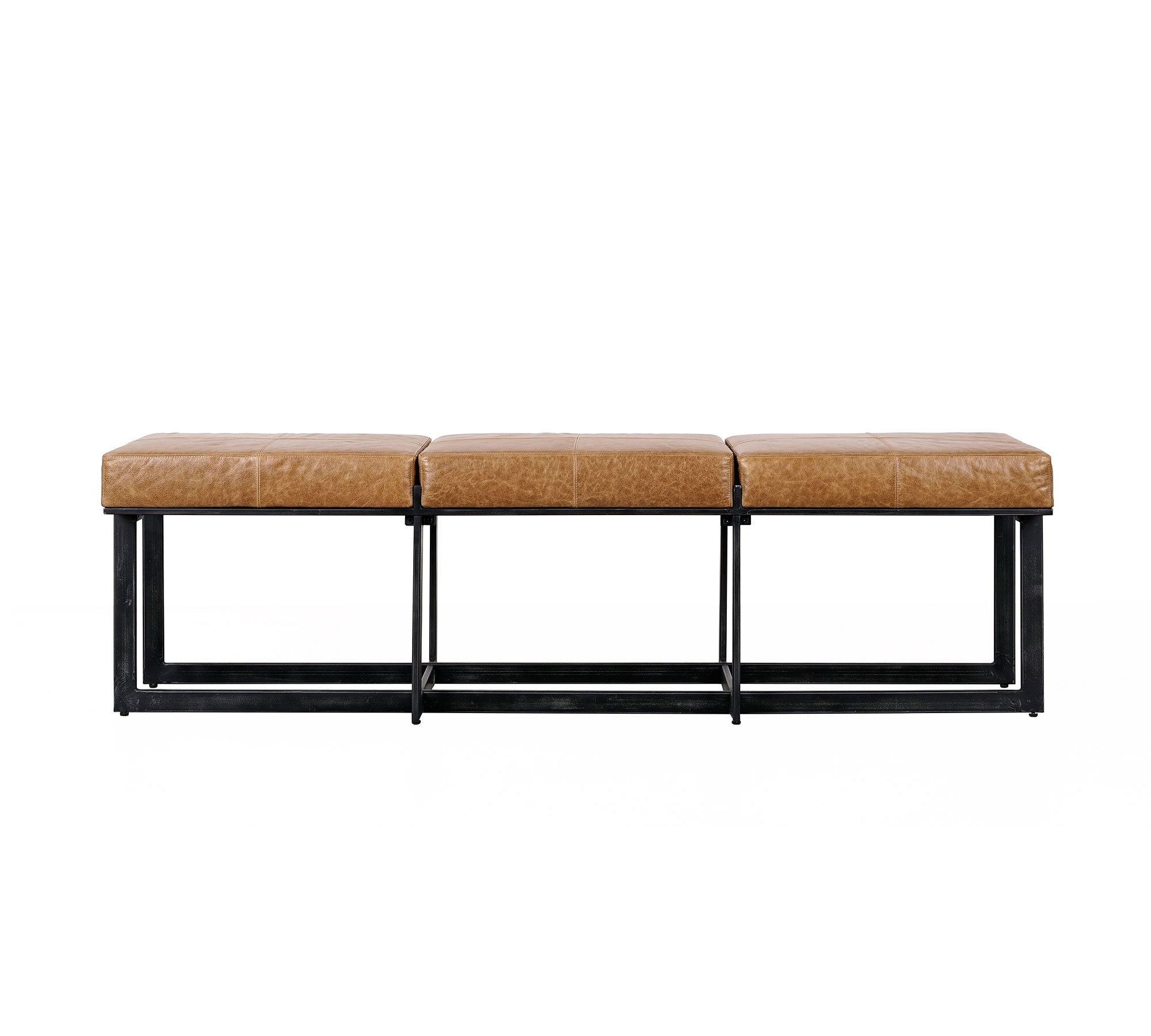 Rocket Leather Bench (56")