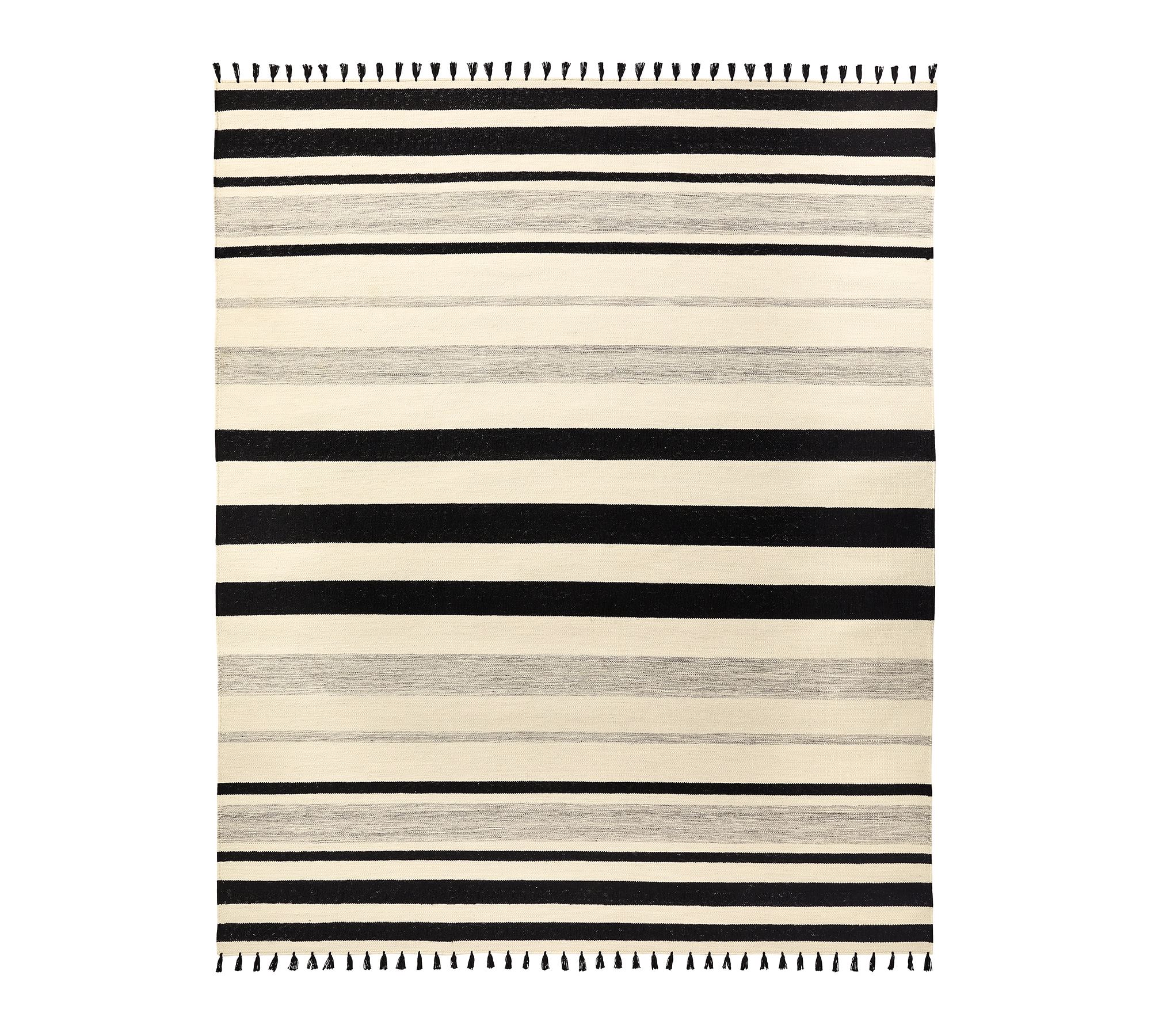 Titus Striped Handcrafted Outdoor Rug