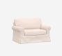 Buchanan Roll Arm Slipcovered Twin Sleeper Sofa with Memory Foam Mattress (56&quot;)