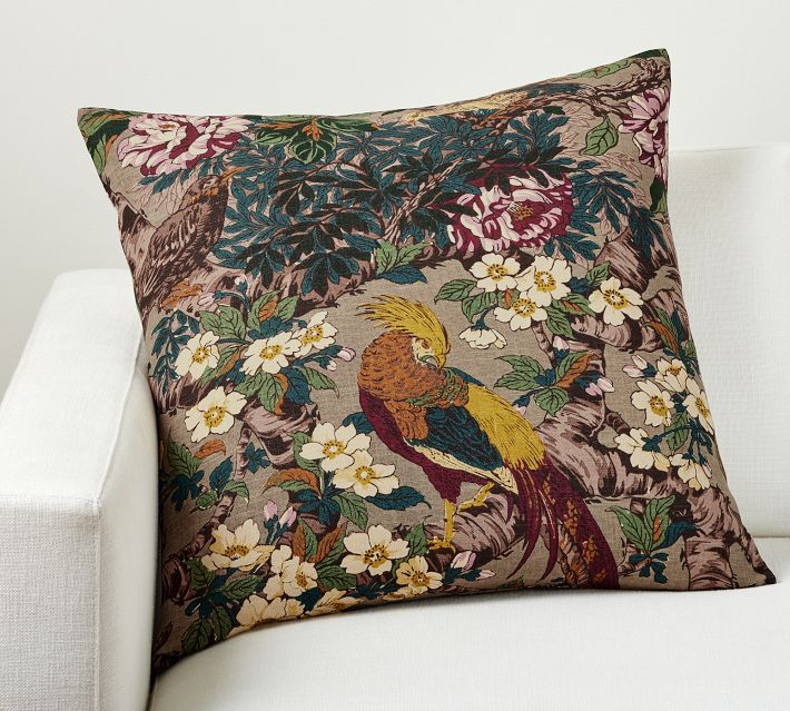 Decorative pillows with birds hotsell