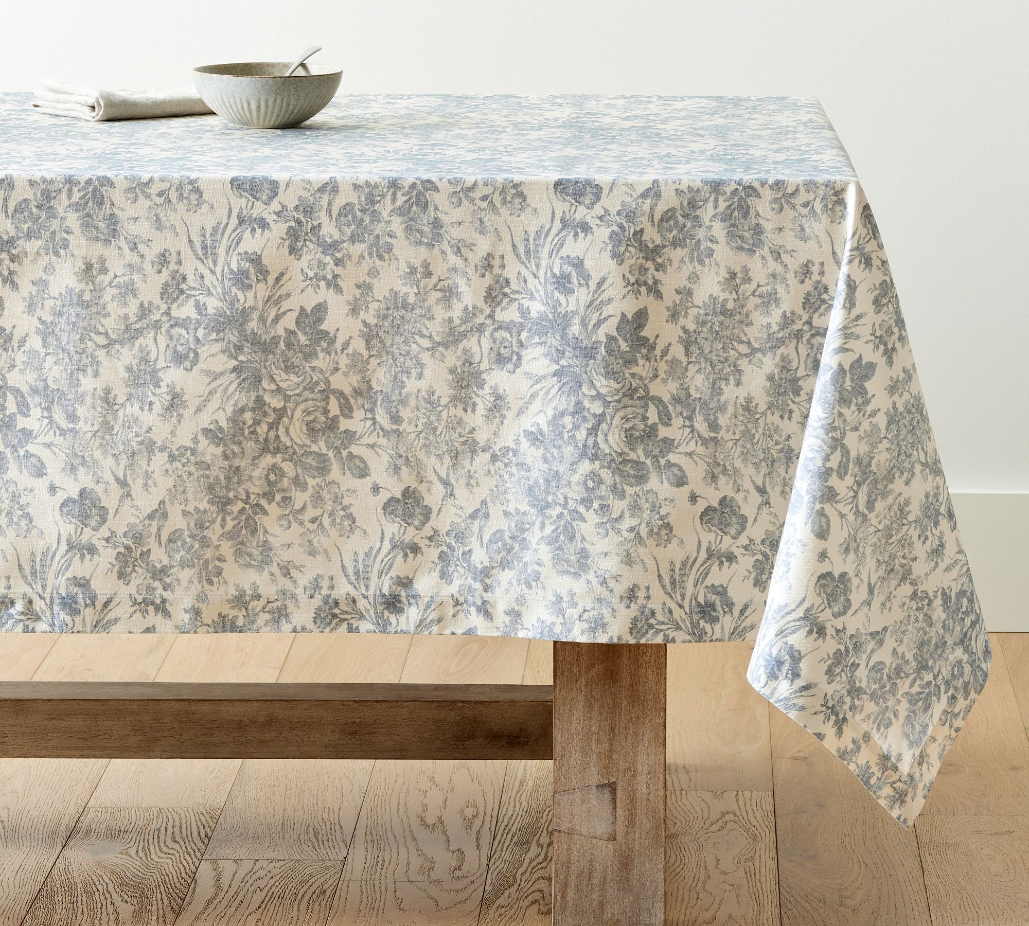 Sorrel Toile Organic Cotton Tablecloth