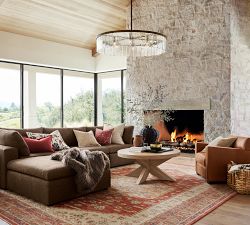 Modern Farmhouse Round Coffee Table (44") | Pottery Barn