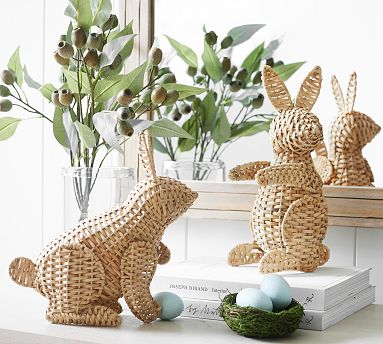 Handcrafted Rattan Bunny | Pottery Barn