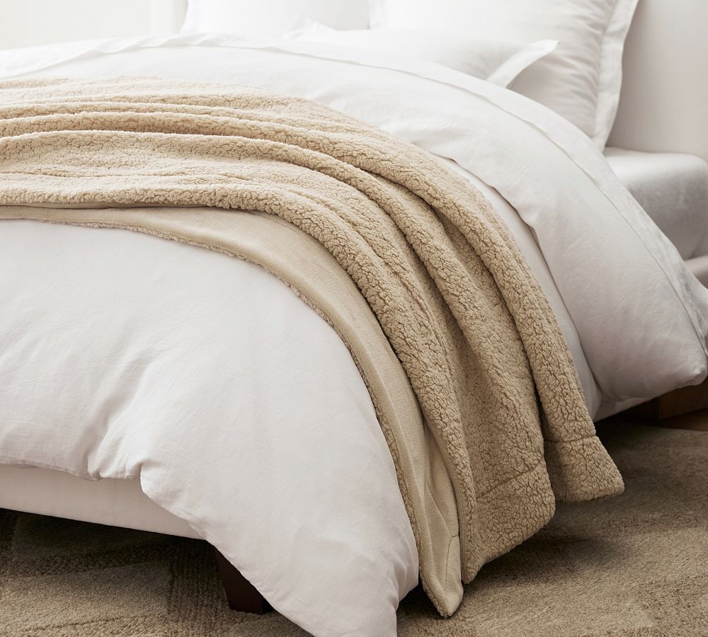 Marshmallow Blanket Pottery Barn
